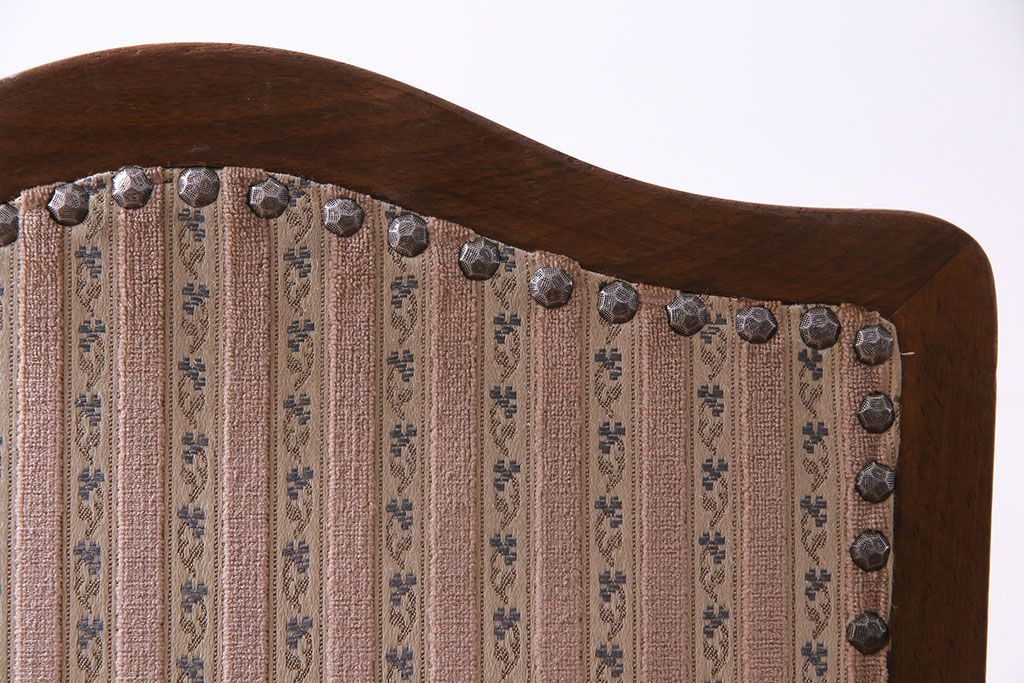 中古　イタリア家具　座り心地のいいクッションシートのダイニングチェア(椅子、ワークチェア)(2)