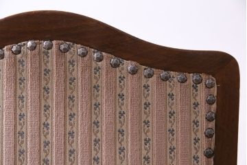 中古　イタリア家具　座り心地のいいクッションシートのダイニングチェア(椅子、ワークチェア)(2)