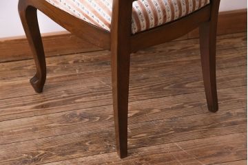 中古　イタリア家具　座り心地のいいクッションシートのダイニングチェア(椅子、ワークチェア)(2)