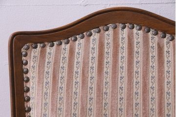 中古　イタリア家具　座り心地のいいクッションシートのダイニングチェア(椅子、ワークチェア)(3)