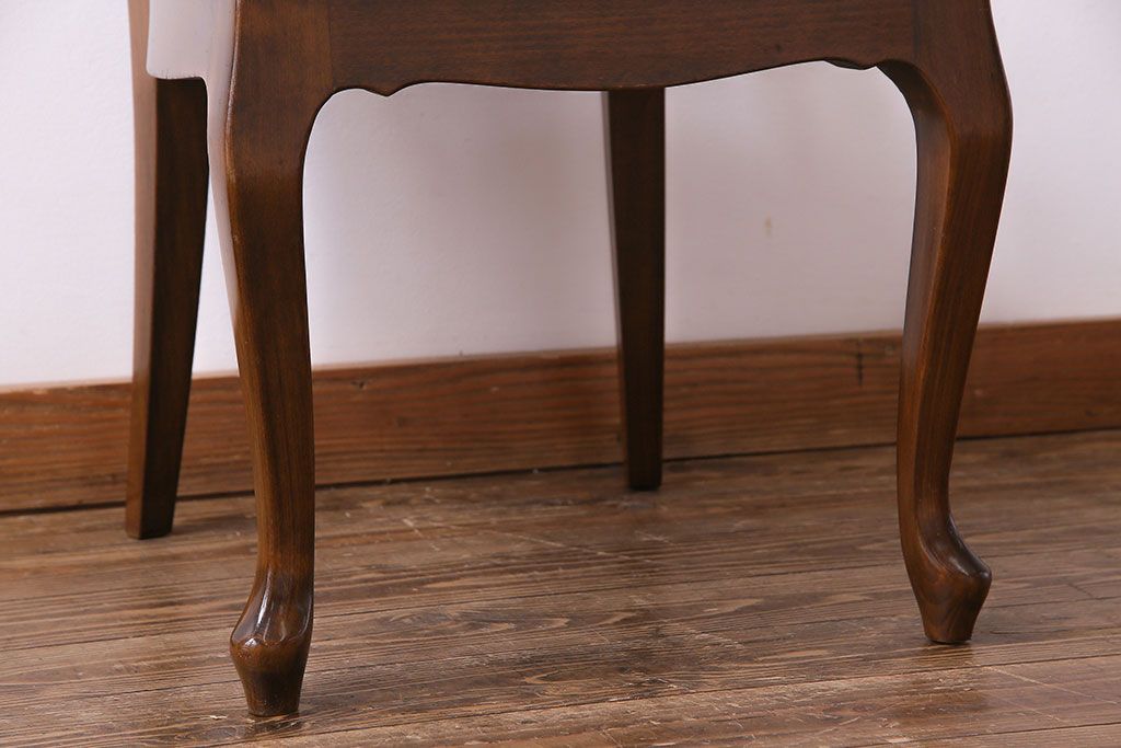 中古　イタリア家具　座り心地のいいクッションシートのダイニングチェア(椅子、ワークチェア)(3)