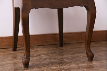 中古　イタリア家具　座り心地のいいクッションシートのダイニングチェア(椅子、ワークチェア)(3)