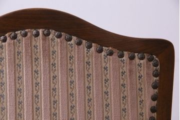 中古　イタリア家具　座り心地のいいクッションシートのダイニングチェア(椅子、ワークチェア)(3)