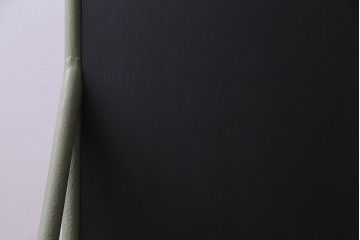 アンティーク雑貨　ペイント家具　ナチュラルカラーがペイントされたレトロなブラックボード(黒板)(2)