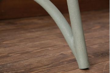 アンティーク雑貨　ペイント家具　ナチュラルカラーがペイントされたレトロなブラックボード(黒板)(2)