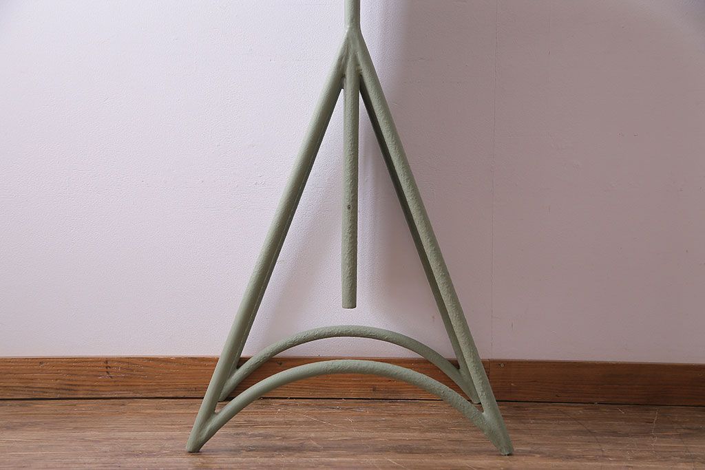 アンティーク雑貨　ペイント家具　ナチュラルカラーがペイントされたレトロなブラックボード(黒板)(2)