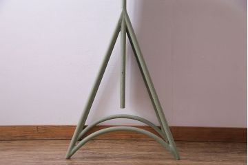 アンティーク雑貨　ペイント家具　ナチュラルカラーがペイントされたレトロなブラックボード(黒板)(2)