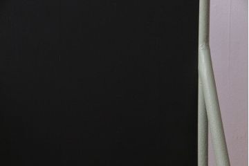 アンティーク雑貨　ペイント家具　ナチュラルカラーがペイントされたレトロなブラックボード(黒板)(2)