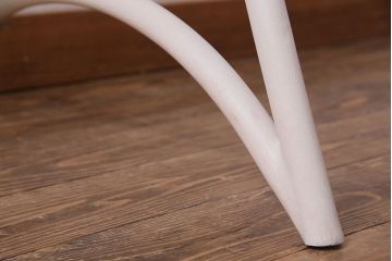 アンティーク雑貨　ペイント家具　ナチュラルカラーがペイントされたレトロなブラックボード(黒板)(3)