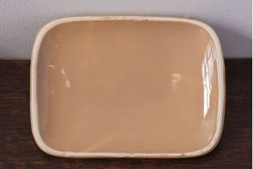 アンティーク雑貨　イギリス　MASON CASH(メイソンキャッシュ)　バターケース(チーズディッシュ、洋食器)
