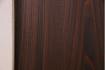 ペイント家具　カフェラテのような色づかいの木製引き戸2枚組(板戸、建具)