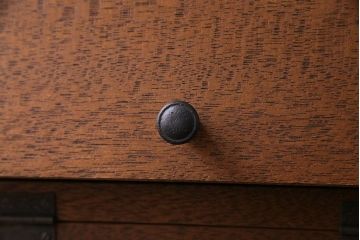 レトロ家具　昭和レトロ　古材使用　3×2マス　パタパタ扉付きのおしゃれなキャビネット(下駄箱、収納棚)