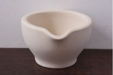 アンティーク雑貨　イギリス　MASON CASH(メイソンキャッシュ)　素焼きの風合いが魅力の磁器製スパイスマッシャー(乳鉢・乳棒)セット