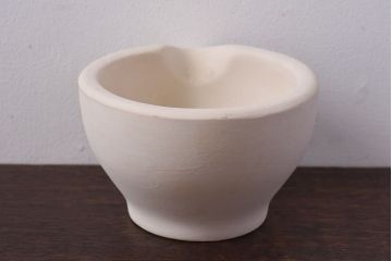 アンティーク雑貨　イギリス　MASON CASH(メイソンキャッシュ)　素焼きの風合いが魅力の磁器製スパイスマッシャー(乳鉢・乳棒)セット