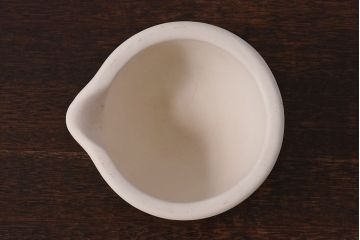 アンティーク雑貨　イギリス　MASON CASH(メイソンキャッシュ)　素焼きの風合いが魅力の磁器製スパイスマッシャー(乳鉢・乳棒)セット