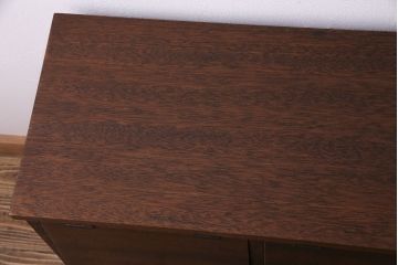 アンティーク家具　アンティーク　古材使用　2×3マス　ころんとした取っ手がかわいらしいパタパタ収納棚(マス目棚、戸棚)