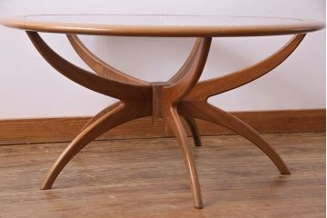 ヴィンテージ家具　北欧ビンテージ　G-PLAN(ジープラン)　スパイダーコーヒーテーブル(ラウンドテーブル、カフェテーブル)