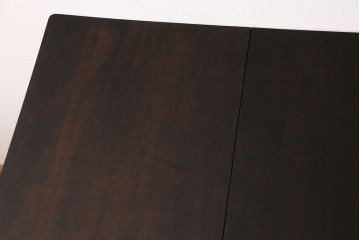 中古　北海道民芸家具　#430　洗練されたデザインのバタフライ卓(ダイニングテーブル、エクステンションテーブル)(定価約20万円)