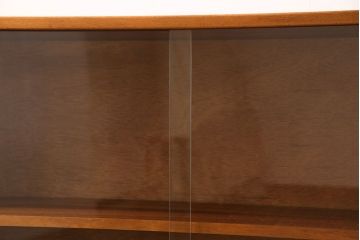 北欧家具　チーク材　明るい色味のブックケース(本棚、陳列棚、収納棚)