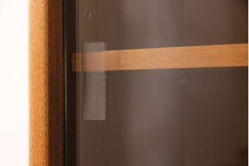 北欧家具　チーク材　明るい色味のブックケース(本棚、陳列棚、収納棚)