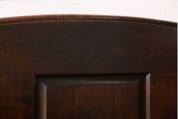中古　北海道民芸家具　シックな寝室を演出するベッドフレーム