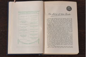 アンティーク雑貨　イギリスアンティーク　CHARLES DICKENS(チャールズ・ディケンズ)　本(洋書、英字本、小説)2冊セット(3)