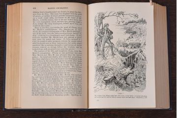 アンティーク雑貨　イギリスアンティーク　CHARLES DICKENS(チャールズ・ディケンズ)　本(洋書、英字本、小説)2冊セット(3)