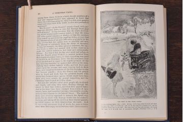 アンティーク雑貨　イギリスアンティーク　CHARLES DICKENS(チャールズ・ディケンズ)　本(洋書、英字本、小説)2冊セット(3)
