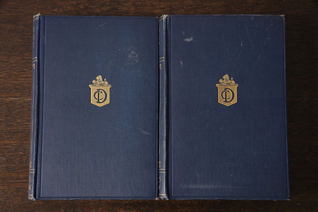 アンティーク雑貨　英国アンティーク　CHARLES DICKENS(チャールズ・ディケンズ)　洋書(本、英字本、小説)2冊セット(3)