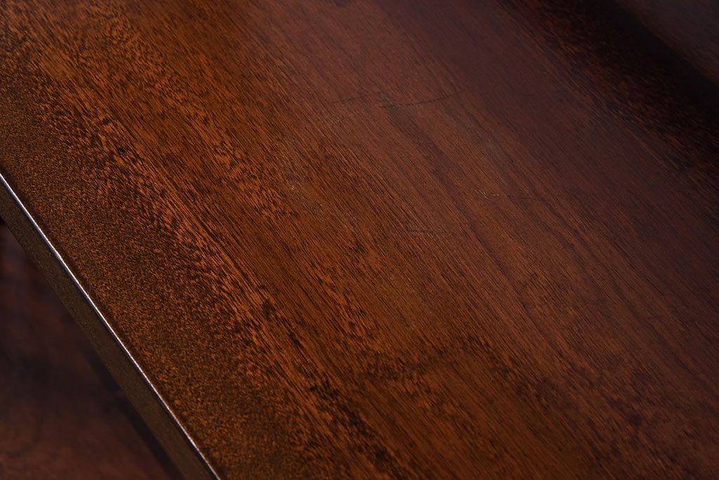 中古　九州民芸家具　樺材　和モダンな雰囲気漂う本棚(陳列棚、飾り棚)