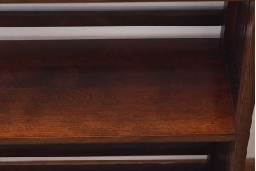 中古　九州民芸家具　樺材　和モダンな雰囲気漂う本棚(陳列棚、飾り棚)