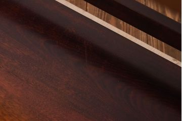 中古　九州民芸家具　樺材　和モダンな雰囲気漂う本棚(陳列棚、飾り棚)