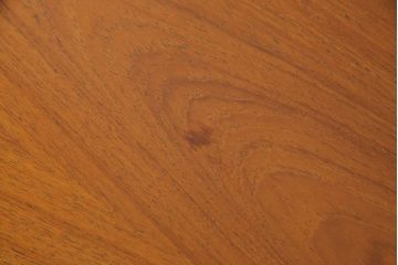北欧家具　チーク材　スライド式の引き出しがおしゃれな片袖デスク(机、在宅ワーク、在宅用作業台)