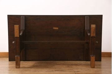 ビンテージ　松本民芸家具　気品漂うB型食卓(ダイニングテーブル)(定価約23万円)