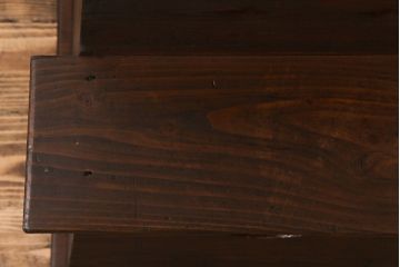 アンティーク雑貨　昭和レトロ　ヒノキ材　味わいのある雰囲気が魅力の踏み台(花台)