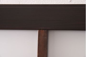 大正ロマン　色ガラス入り　レトロなデザインのガラス戸(引き戸、建具)4枚組