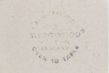 アンティーク雑貨　イギリスビンテージ　WEDGWOOD(ウェッジウッド)　BLUE PACIFIC(ブルーパシフィック)　カップ&ソーサー(洋食器、コーヒーカップ)2客セット