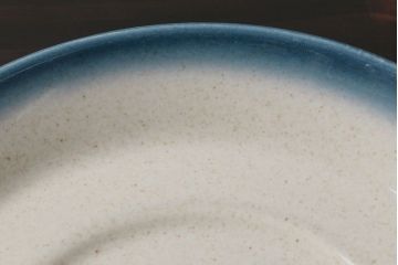 アンティーク雑貨　イギリスビンテージ　WEDGWOOD(ウェッジウッド)　BLUE PACIFIC(ブルーパシフィック)　カップ&ソーサー(洋食器、コーヒーカップ)2客セット