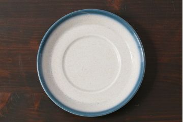 アンティーク雑貨　イギリスビンテージ　WEDGWOOD(ウェッジウッド)　BLUE PACIFIC(ブルーパシフィック)　カップ&ソーサー(洋食器、コーヒーカップ)1客セット