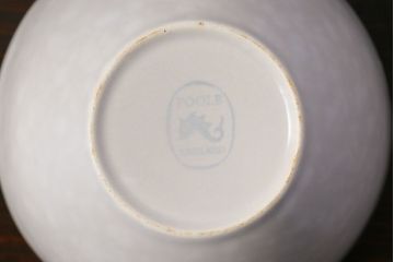 イギリスビンテージ　Poole Pottery(プール・ポタリー)　Twintone(ツイントーン)　Peach Bloom×Seagull　カップ&ソーサー