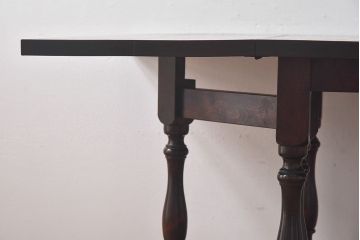 中古　ビンテージ　松本民芸家具　M型　上品な雰囲気のバタフライ卓(ダイニングテーブル、エクステンションテーブル)(定価約19万円)