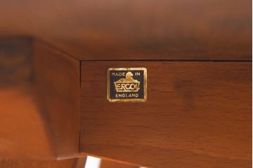 アンティーク家具　イギリスERCOL(アーコール)　シンプルなデザインのドロップリーフテーブル(エクステンションテーブル、ダイニングテーブル)