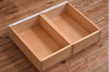 ペイント家具　ビンテージ　北海道民芸家具　HM135　アンティークカラーが魅力のサイドボード(サイドキャビネット、収納棚)