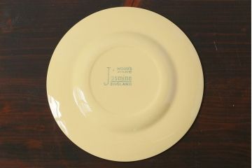 アンティーク雑貨　イギリスビンテージ　Woods ware(ウッズウエア)　Jasmine(ジャスミン)　レトロなトリオ2客セット