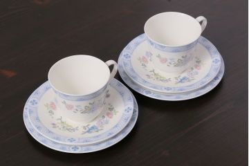 ROYAL DOULTON(ロイヤルドルトン)　CONISTON(コニストン)　トリオ(洋食器)2客セット