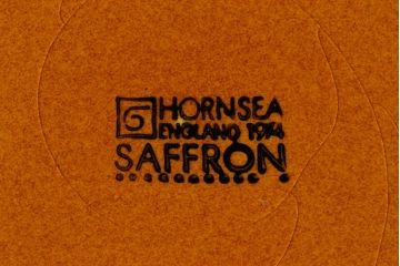 アンティーク雑貨　イギリスビンテージ　HORNSEA(ホーンジー)　Saffron(サフラン)　レトロでかわいらしいトリオ2客セット(1)