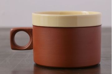 イギリスビンテージ　HORNSEA(ホーンジー)　CINNAMON(シナモン)　カップ&ソーサー1客