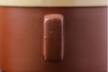 イギリスビンテージ　HORNSEA(ホーンジー)　CINNAMON(シナモン)　カップ&ソーサー&プレート　トリオ2客(2)