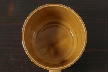 アンティーク雑貨　イギリスビンテージ　Staffordshire Potteries Ltd(スタッフォードシャーポタリー)　スープカップ&ソーサー(スープボウル)1客
