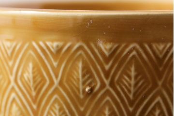 アンティーク雑貨　イギリスビンテージ　Staffordshire Potteries Ltd(スタッフォードシャーポタリー)　スープカップ&ソーサー(スープボウル)1客